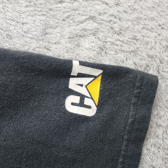 VTG  Cat Caterpillar Loader Larger Than Life T Shirt  Size XL Rare USA Work - Picture 11 of 12